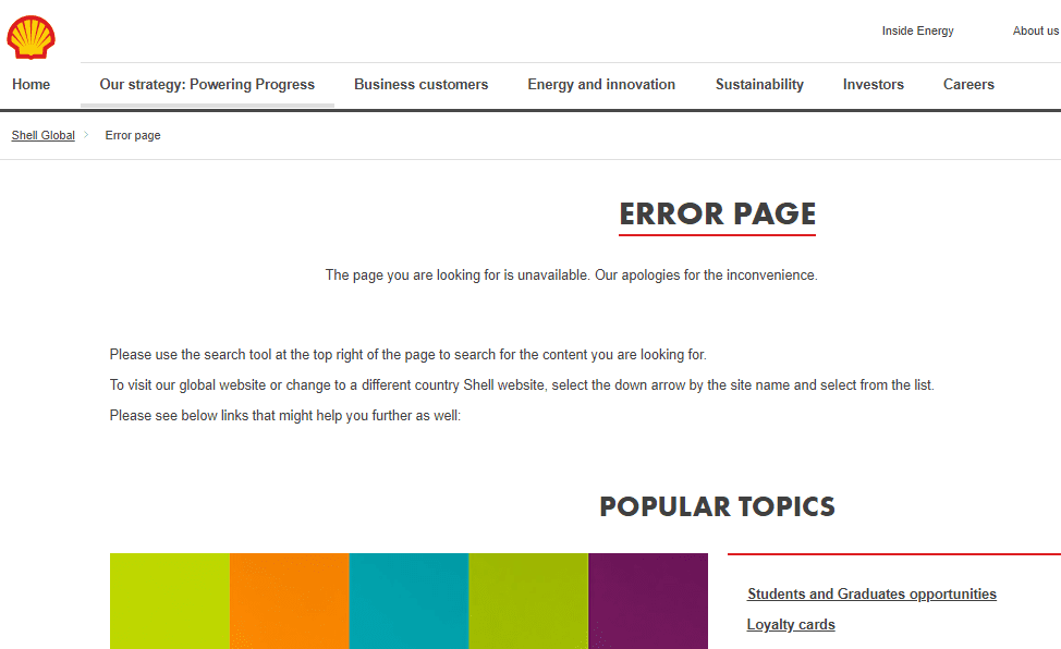 shell 404