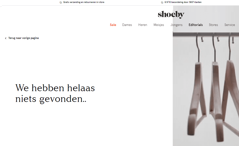 shoeby 404
