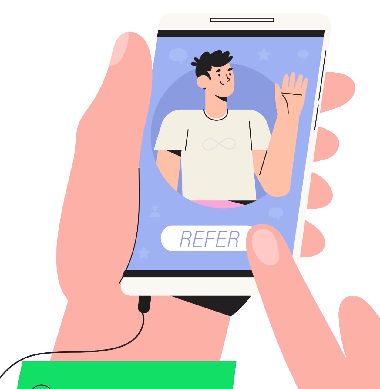 icon telefoon met witte achtergrond