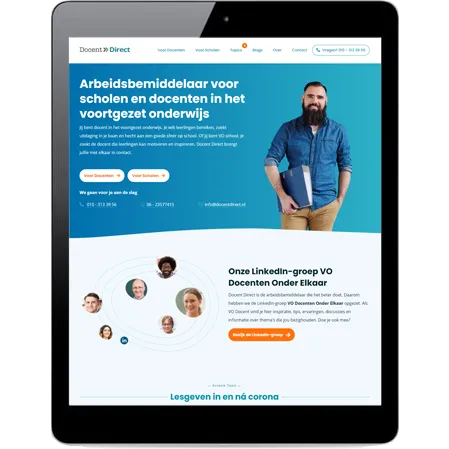 Docent Direct website