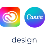 logo adobe creative cloud en logo canva